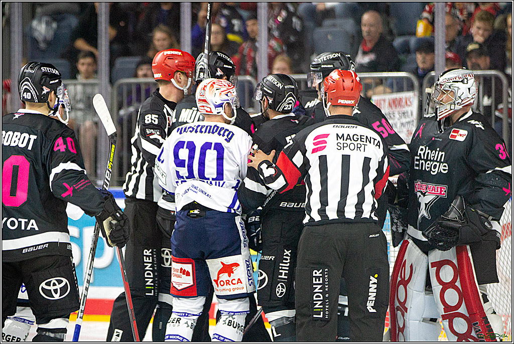 PENNY DEL;  Koelner Haie - Schwenninger Wild Wings; Koeln, 08.10.2021
